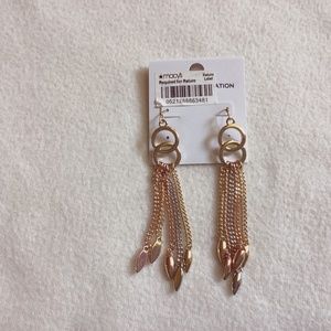 Multi- colored pierced earrings